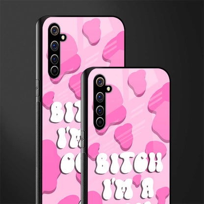 bitch i'm a cow glass case for realme x50 pro image-2