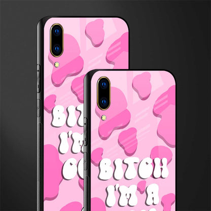 bitch i'm a cow glass case for vivo v11 pro image-2