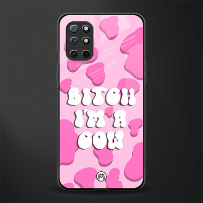 bitch i'm a cow glass case for oneplus 8t image