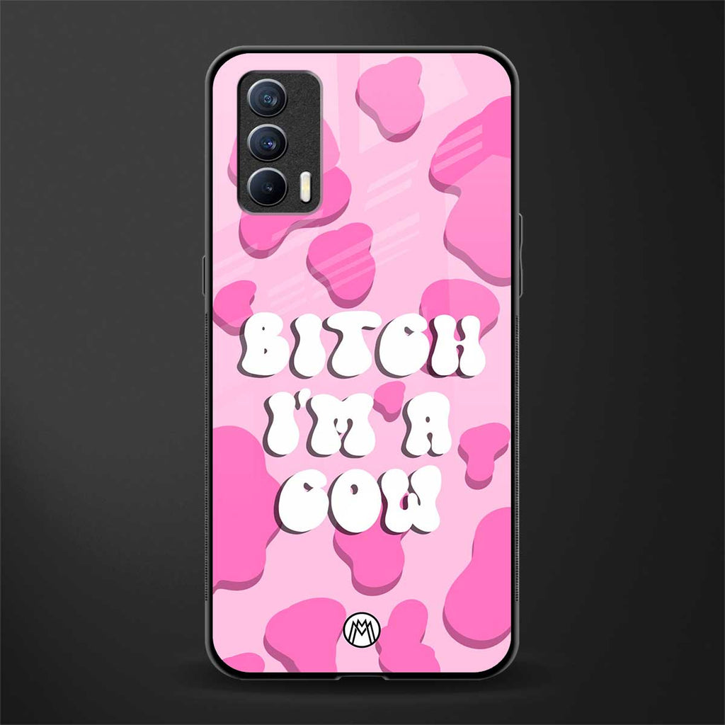 bitch i'm a cow glass case for realme x7 image