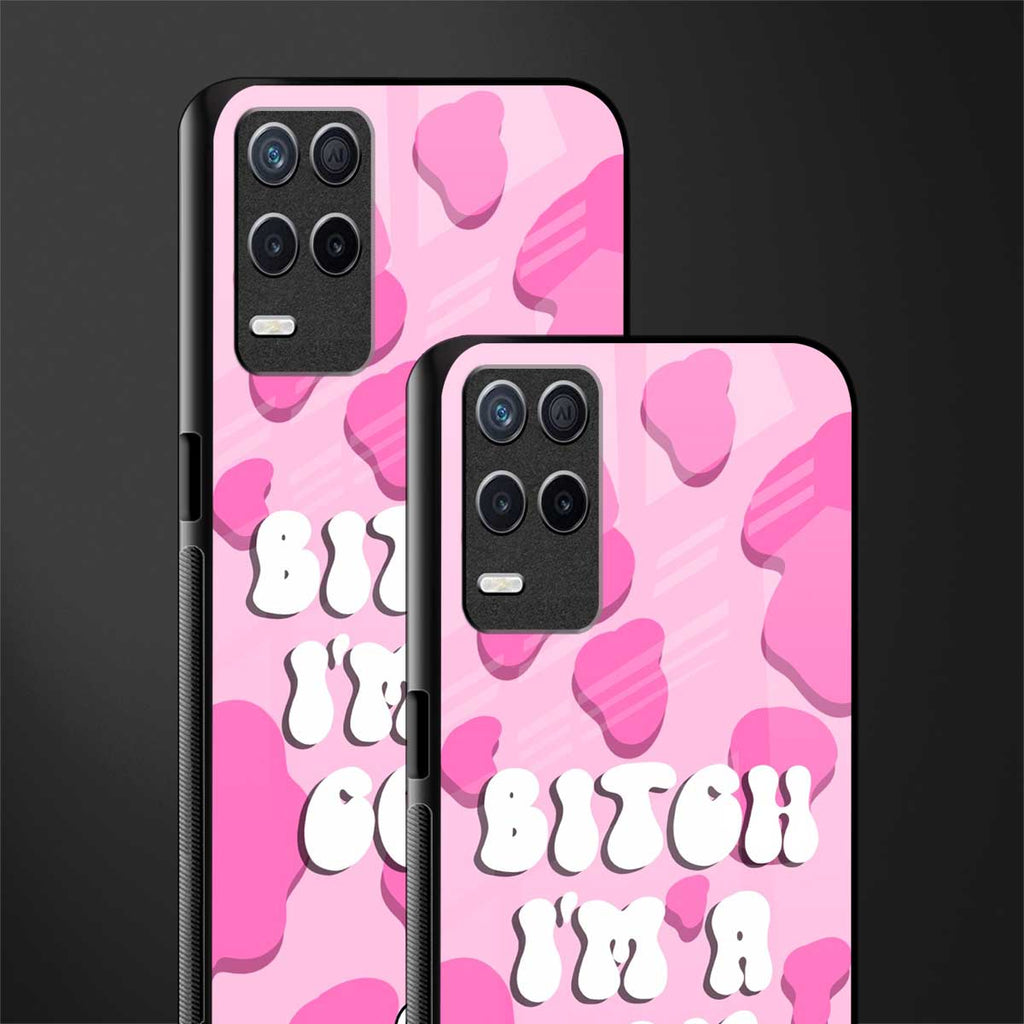 bitch i'm a cow glass case for realme narzo 30 5g image-2