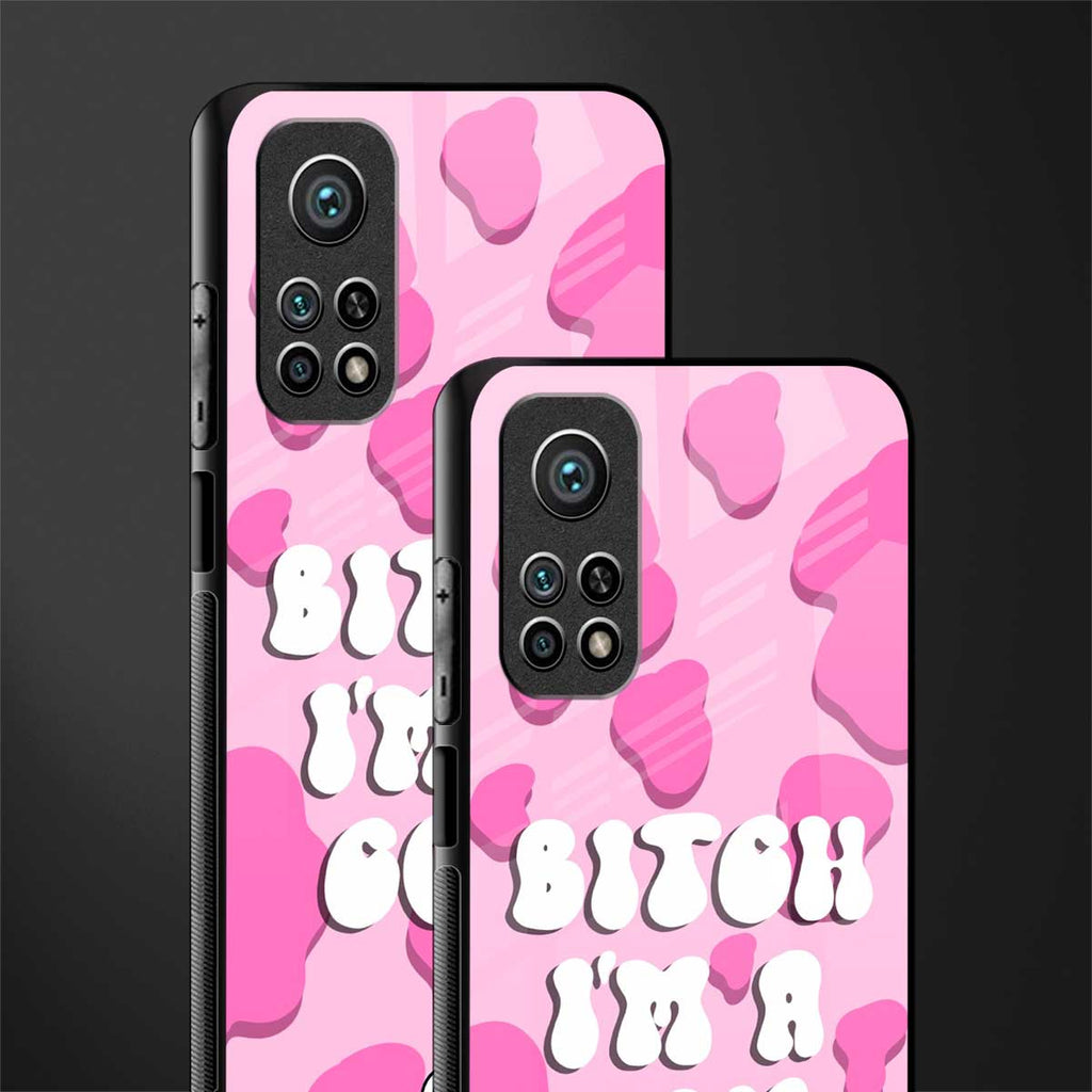 bitch i'm a cow glass case for mi 10t 5g image-2