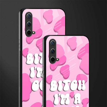 bitch i'm a cow glass case for oneplus nord ce 5g image-2