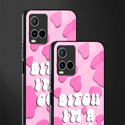 bitch i'm a cow glass case for vivo y33s vivo y33t image-2