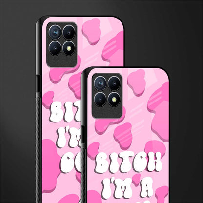 bitch i'm a cow glass case for realme 8i image-2