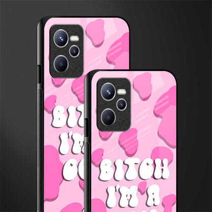 bitch i'm a cow glass case for realme c35 image-2