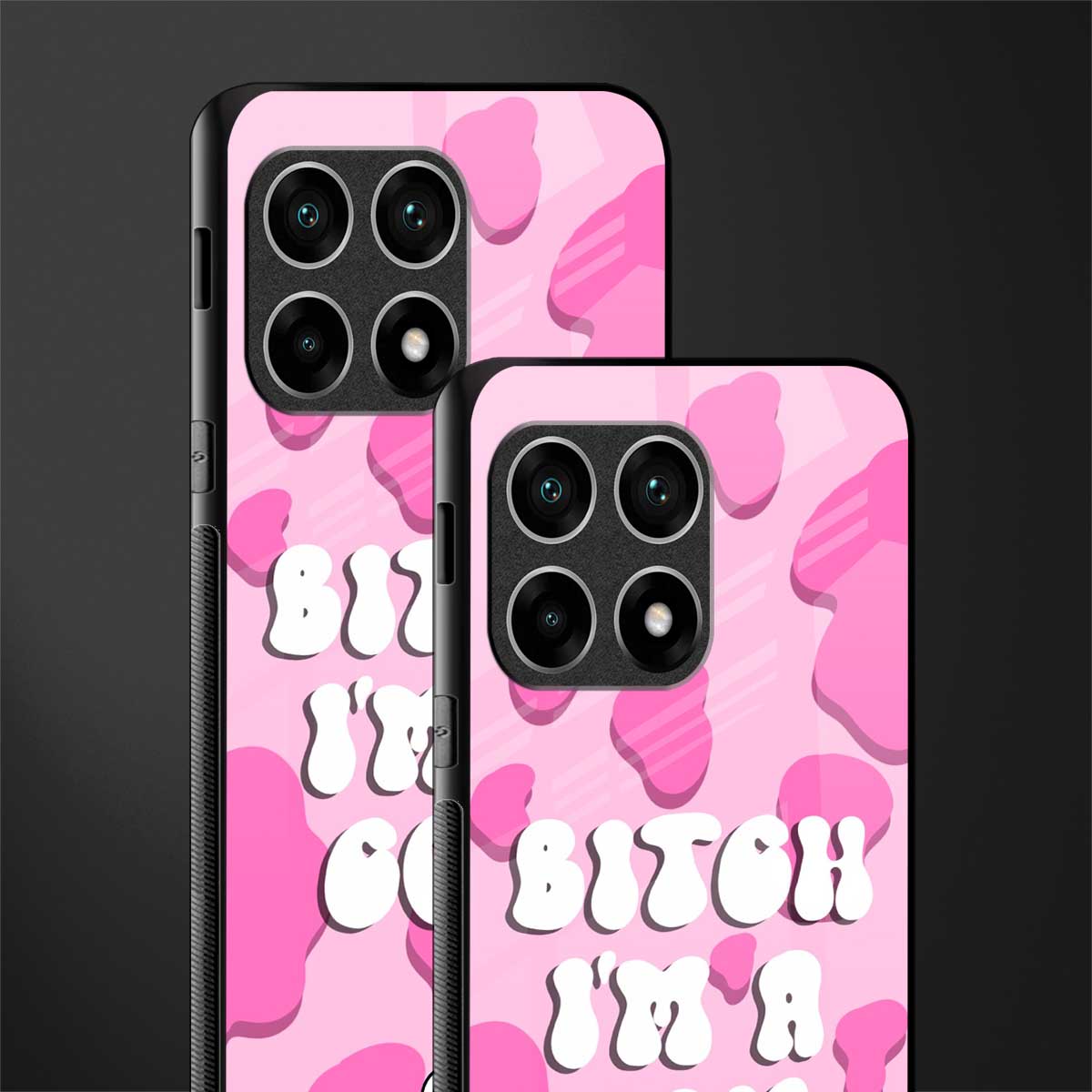 bitch i'm a cow glass case for oneplus 10 pro 5g image-2