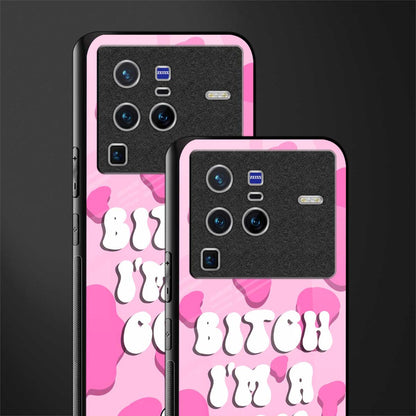 bitch i'm a cow glass case for vivo x80 pro 5g image-2