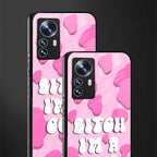 bitch i'm a cow back phone cover | glass case for xiaomi 12 pro