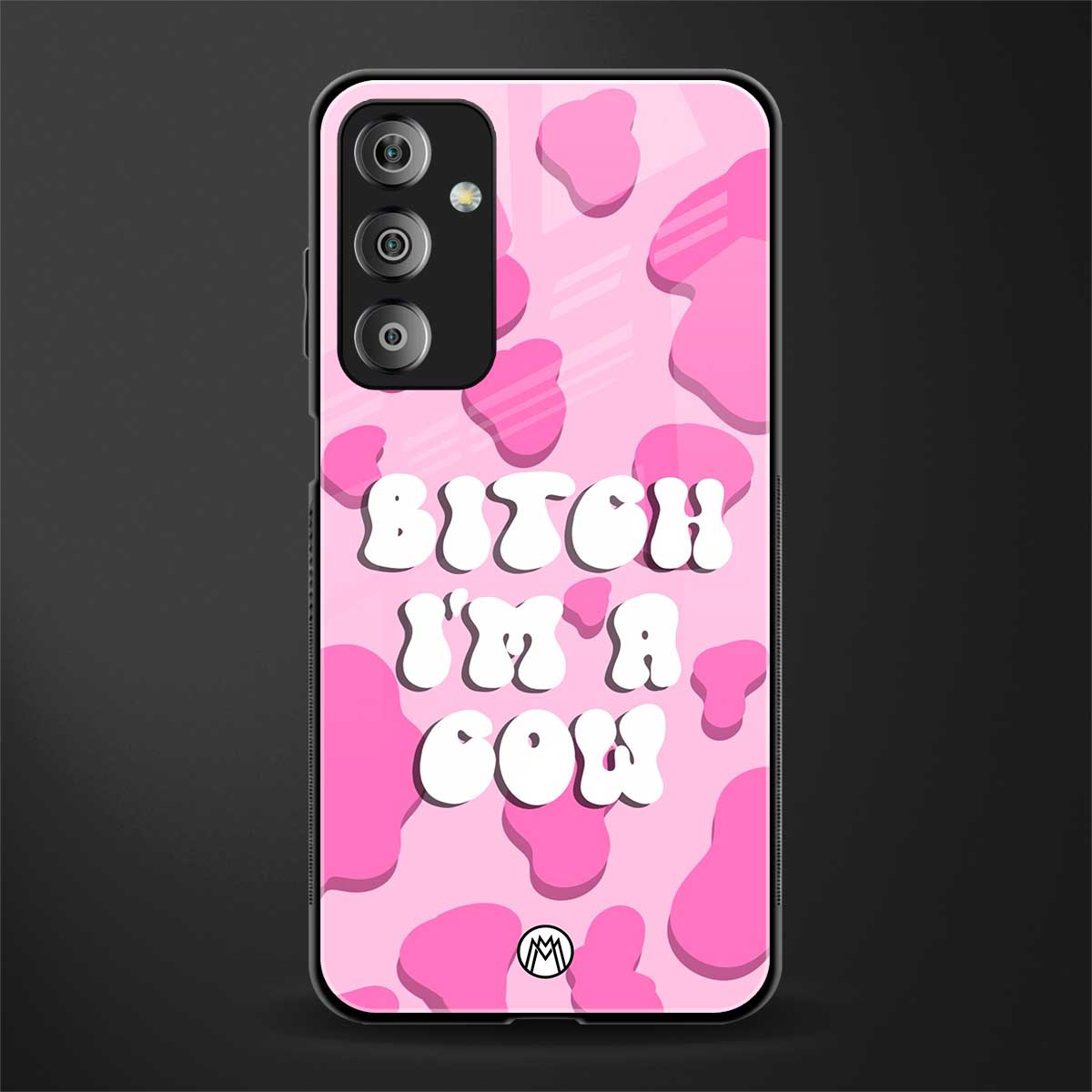 bitch i'm a cow back phone cover | glass case for samsung galaxy f23 5g