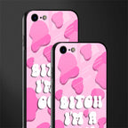 bitch i'm a cow glass case for iphone 7 image-2