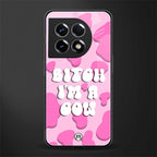 bitch i'm a cow back phone cover | glass case for oneplus 11