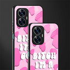 bitch i'm a cow back phone cover | glass case for realme c55