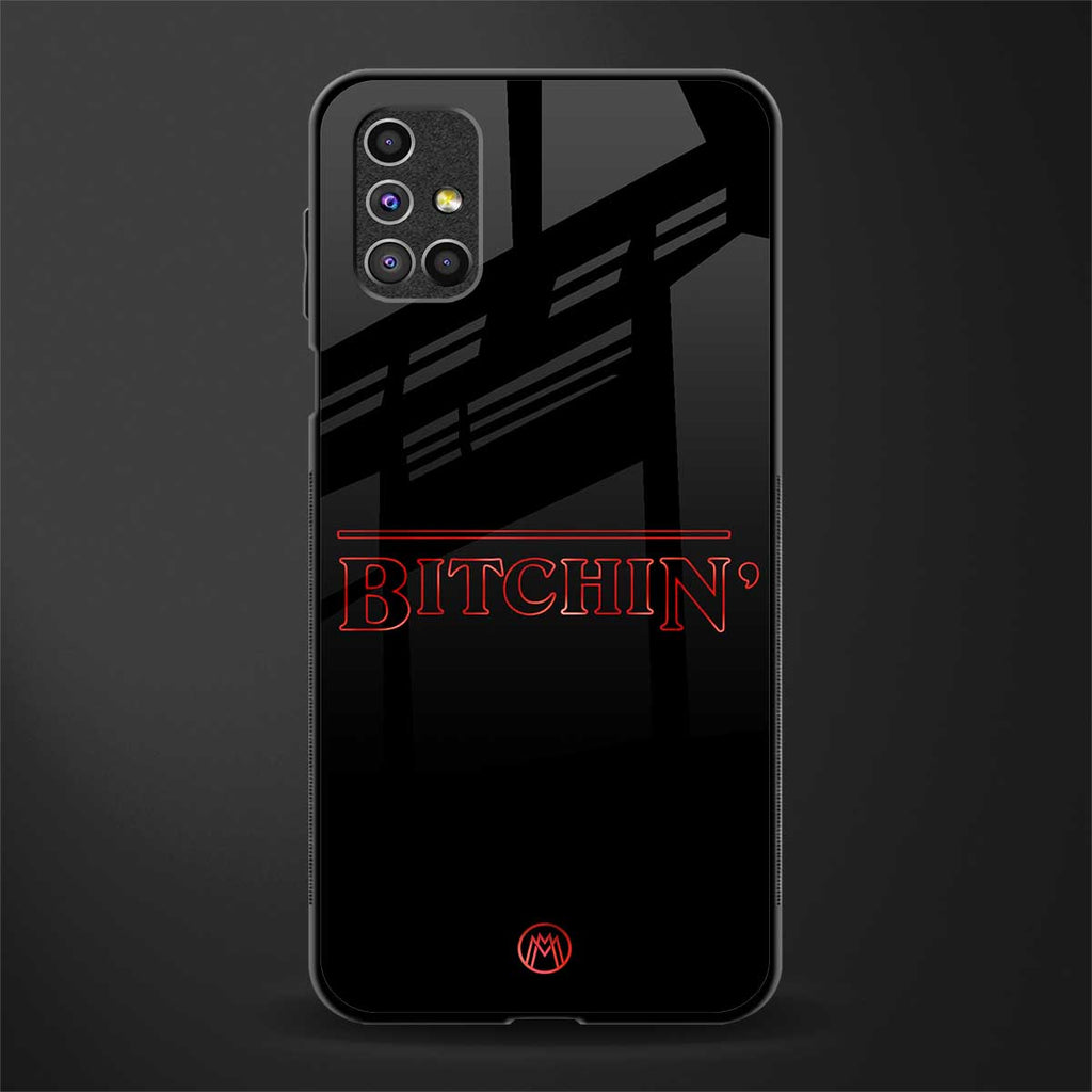 bitchin glass case for samsung galaxy m31s image