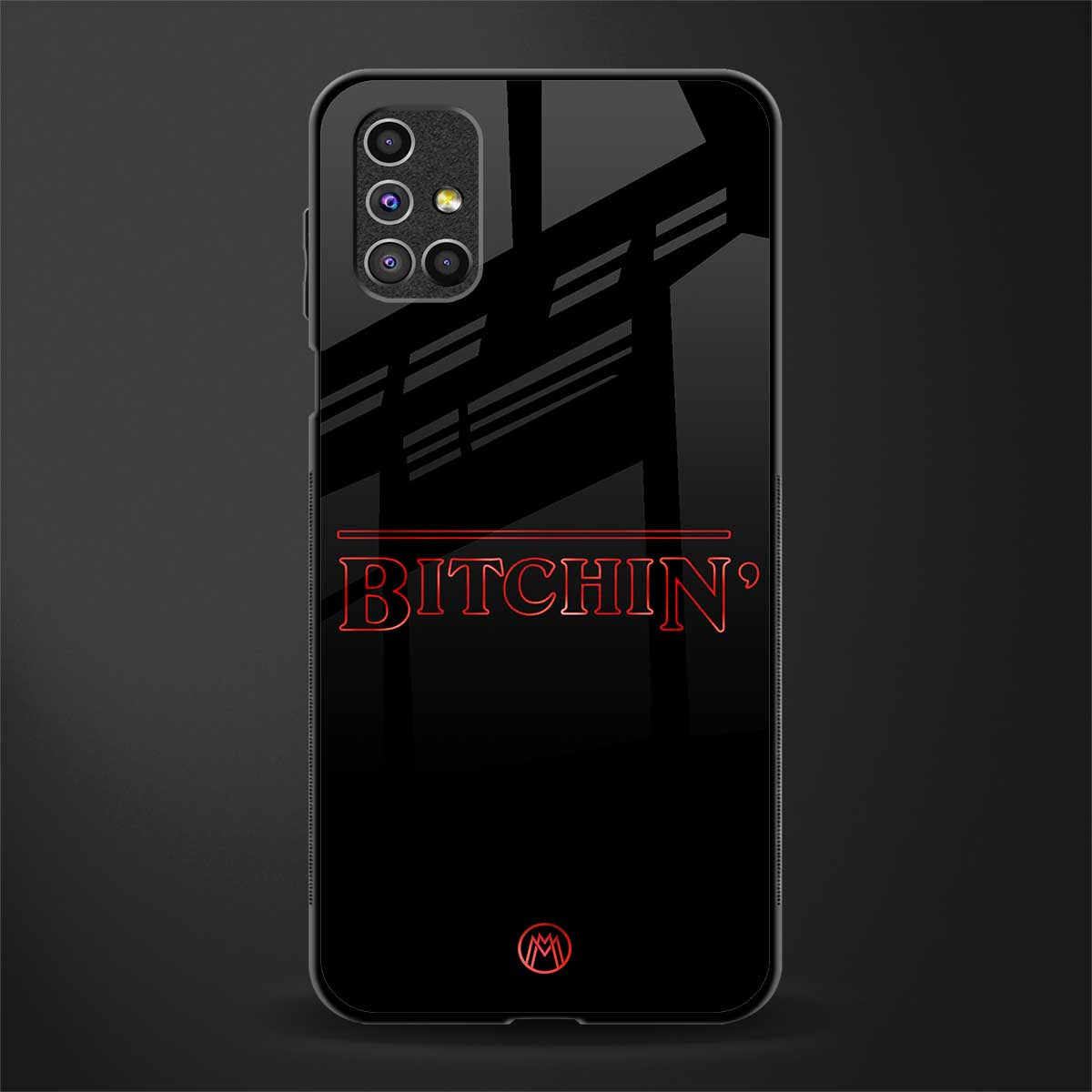 bitchin glass case for samsung galaxy m31s image