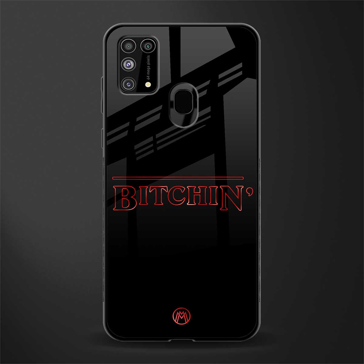 bitchin glass case for samsung galaxy m31 prime edition image