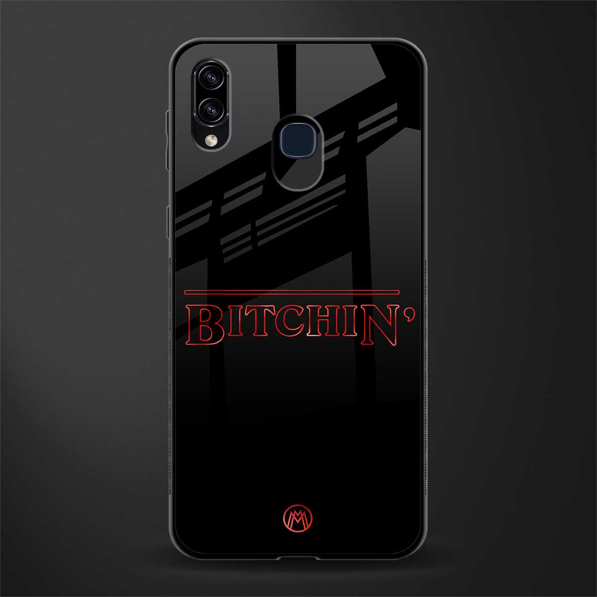 bitchin glass case for samsung galaxy a20 image