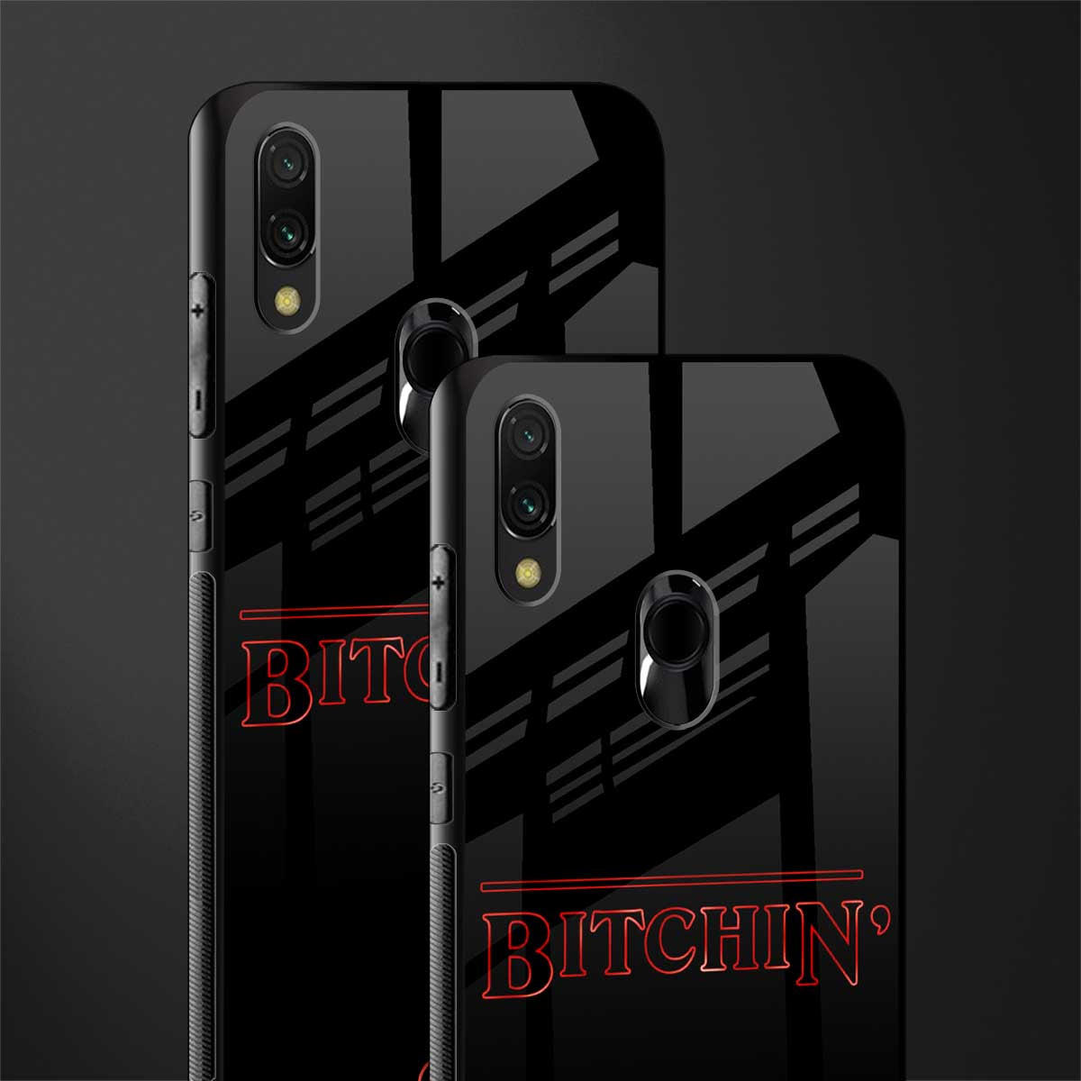 bitchin glass case for redmi note 7 pro image-2