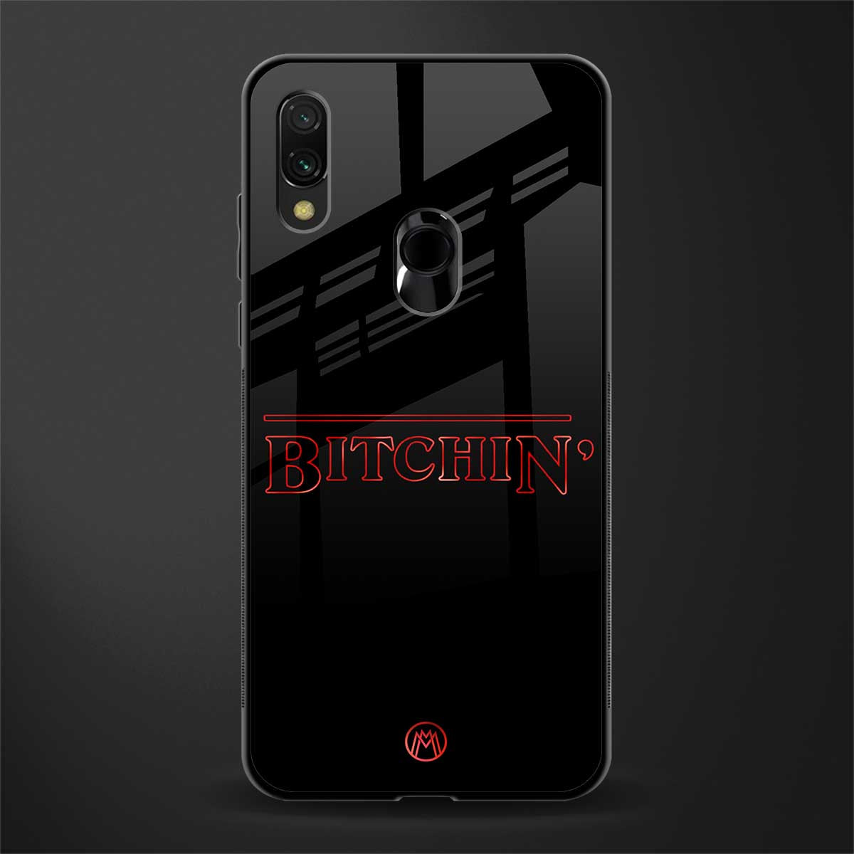 bitchin glass case for redmi 7redmi y3 image