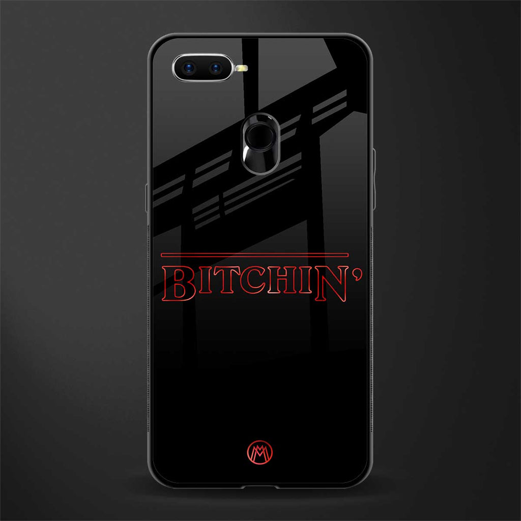 bitchin glass case for oppo a7 image