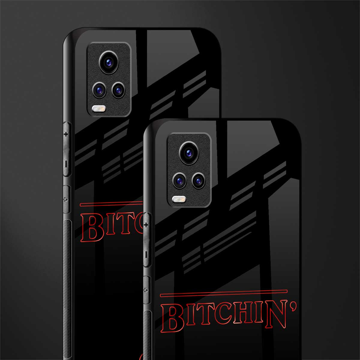 bitchin back phone cover | glass case for vivo y73