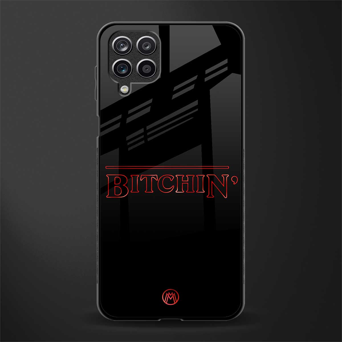 bitchin back phone cover | glass case for samsung galaxy a22 4g