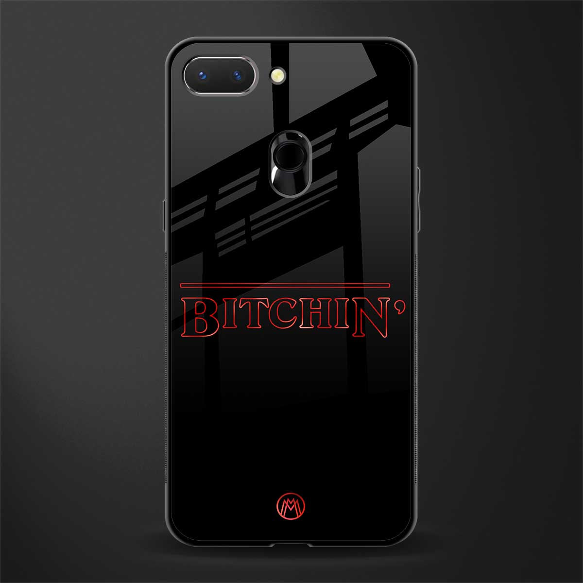 bitchin glass case for oppo a5 image