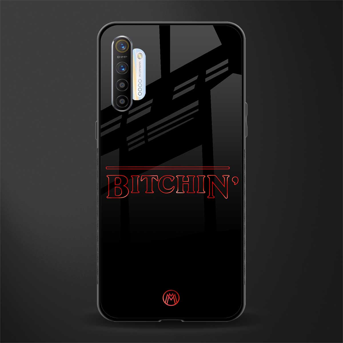 bitchin glass case for realme xt image