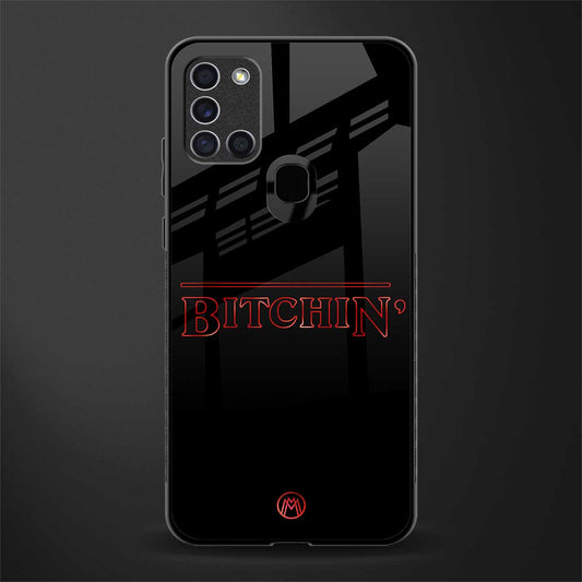 bitchin glass case for samsung galaxy a21s image