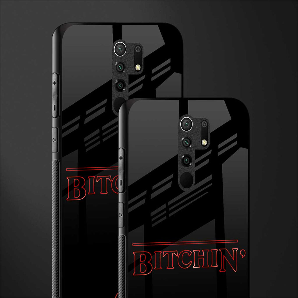 bitchin glass case for redmi 9 prime image-2