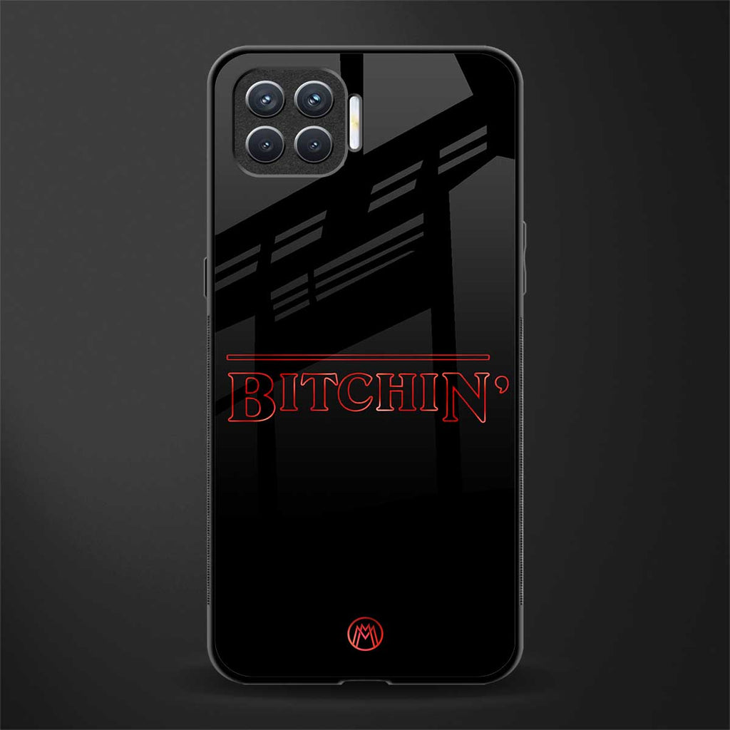 bitchin glass case for oppo f17 image