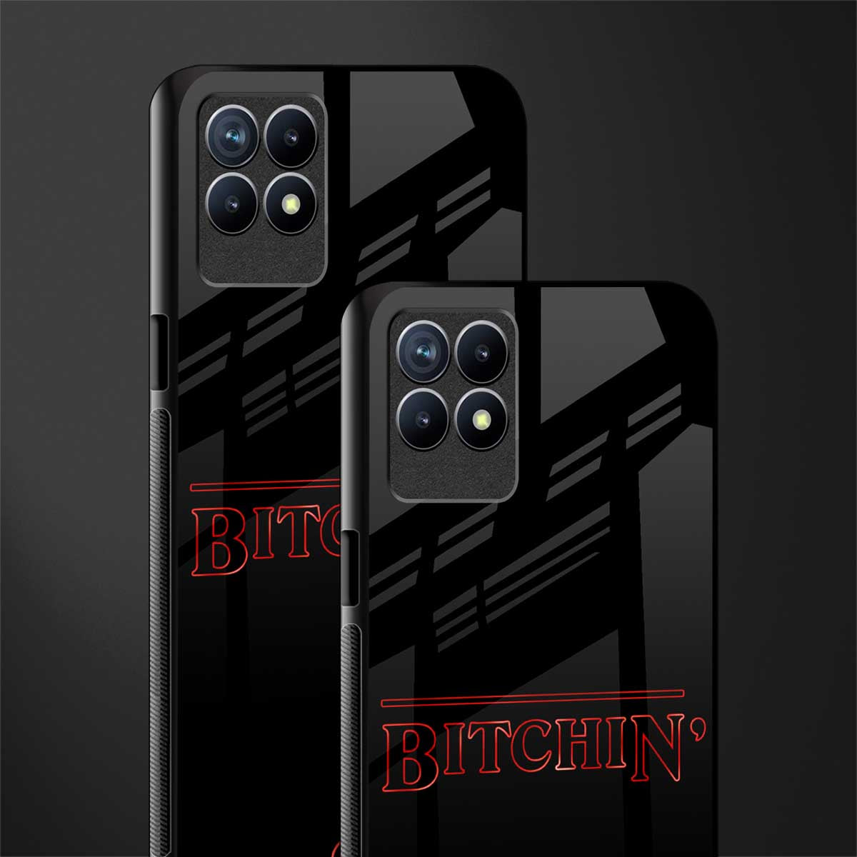 bitchin glass case for realme 8i image-2
