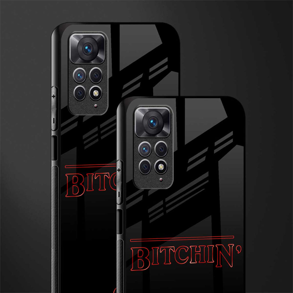 bitchin back phone cover | glass case for redmi note 11 pro plus 4g/5g