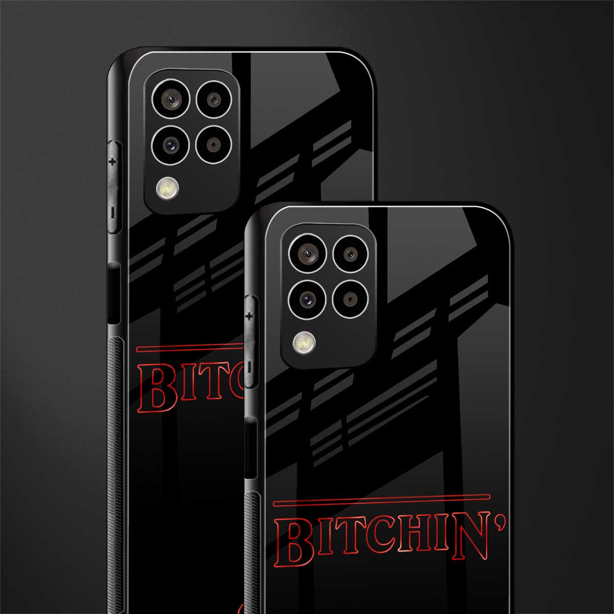 bitchin back phone cover | glass case for samsung galaxy m33 5g