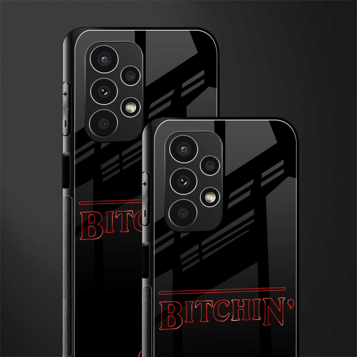 bitchin back phone cover | glass case for samsung galaxy a13 4g