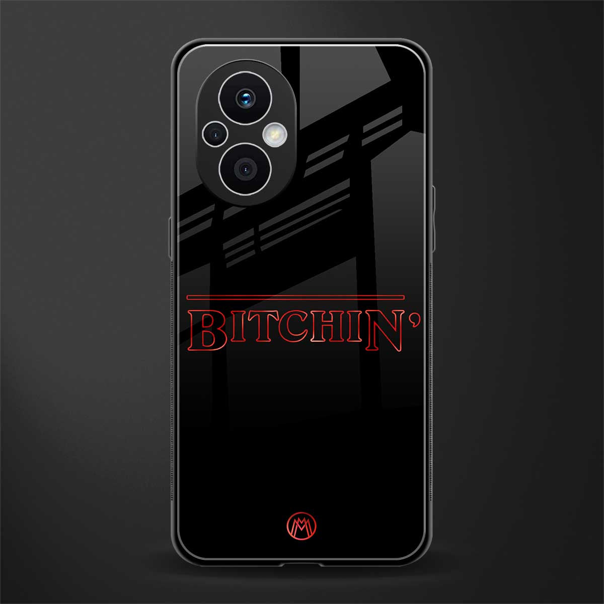 bitchin back phone cover | glass case for oppo f21 pro 5g