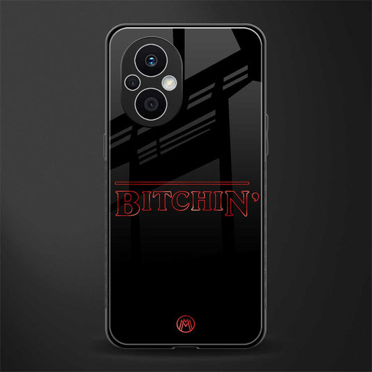bitchin back phone cover | glass case for oppo f21 pro 5g