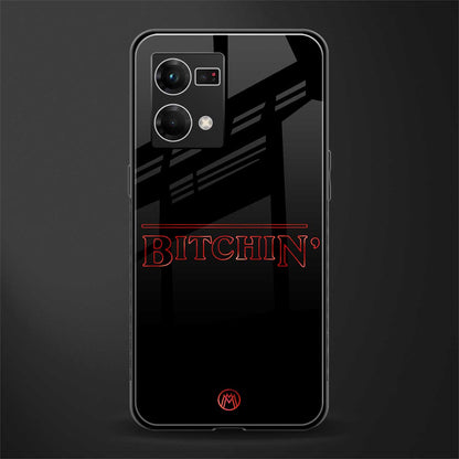bitchin back phone cover | glass case for oppo f21 pro 4g