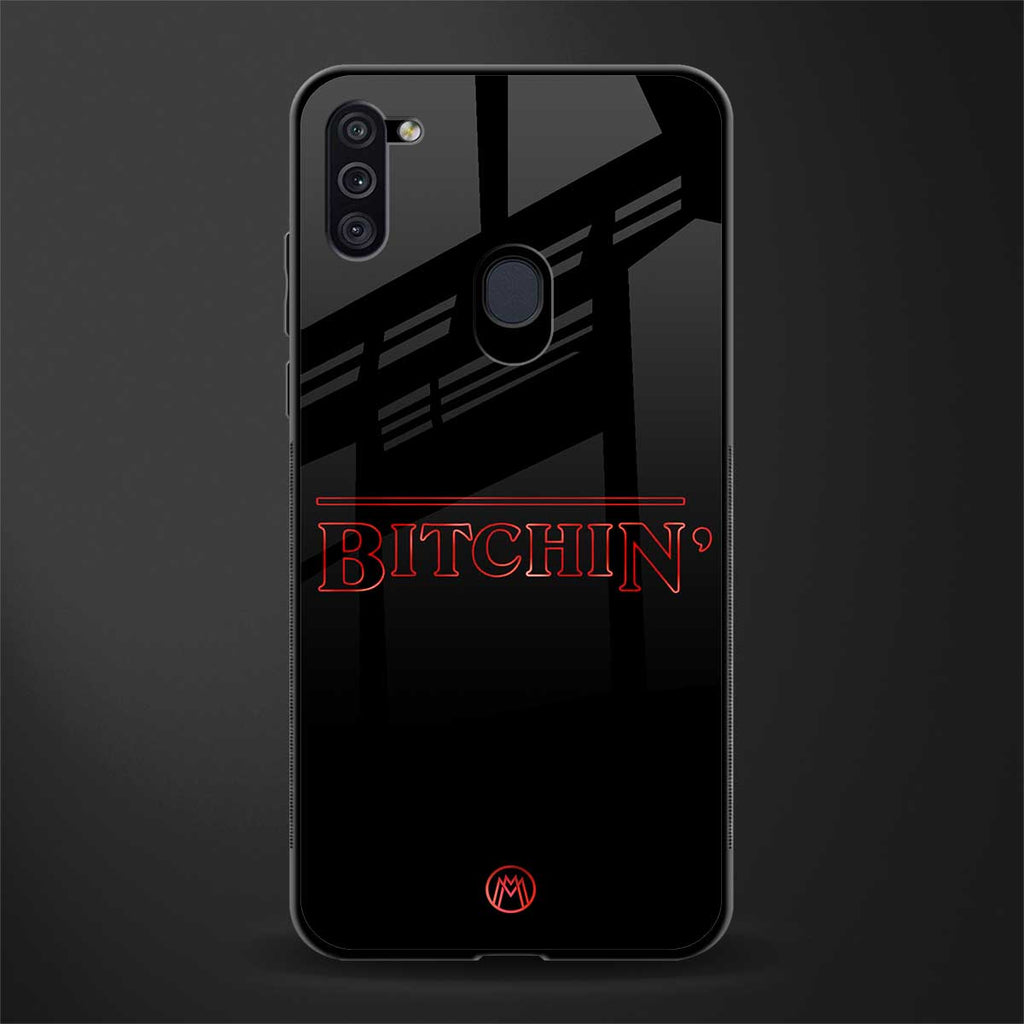 bitchin glass case for samsung galaxy m11 image