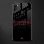 bitchin glass case for samsung a11 image