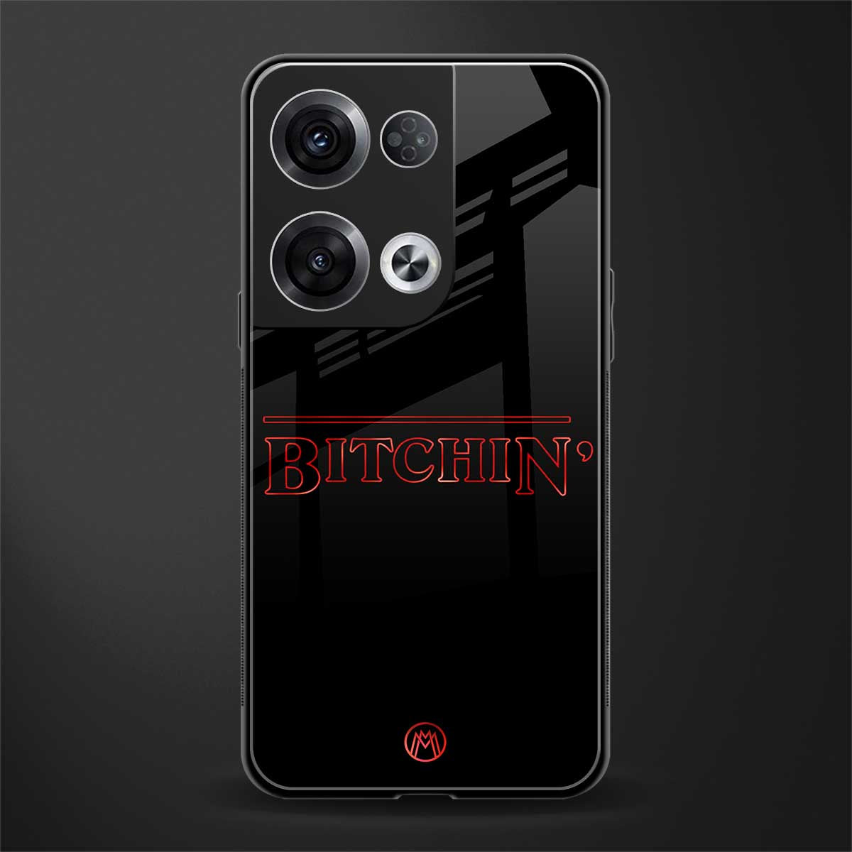 bitchin back phone cover | glass case for oppo reno 8