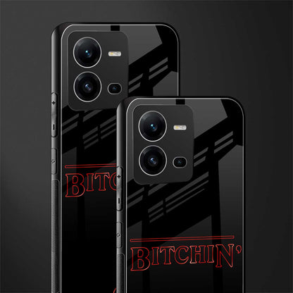 bitchin back phone cover | glass case for vivo v25-5g