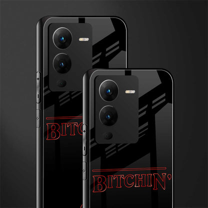 bitchin back phone cover | glass case for vivo v25 pro 5g