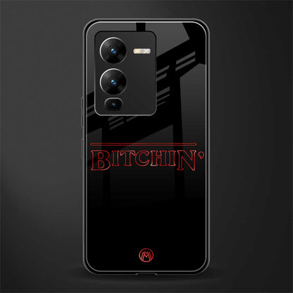 bitchin back phone cover | glass case for vivo v25 pro 5g