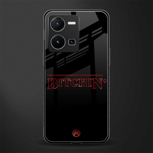 bitchin back phone cover | glass case for vivo y35 4g