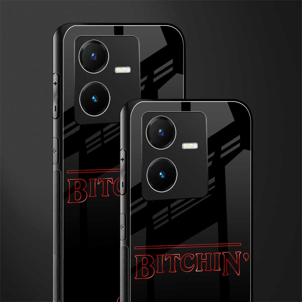 bitchin back phone cover | glass case for vivo y22