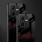 bitchin back phone cover | glass case for vivo y22