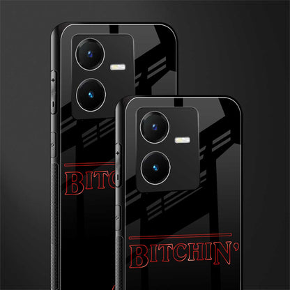 bitchin back phone cover | glass case for vivo y22