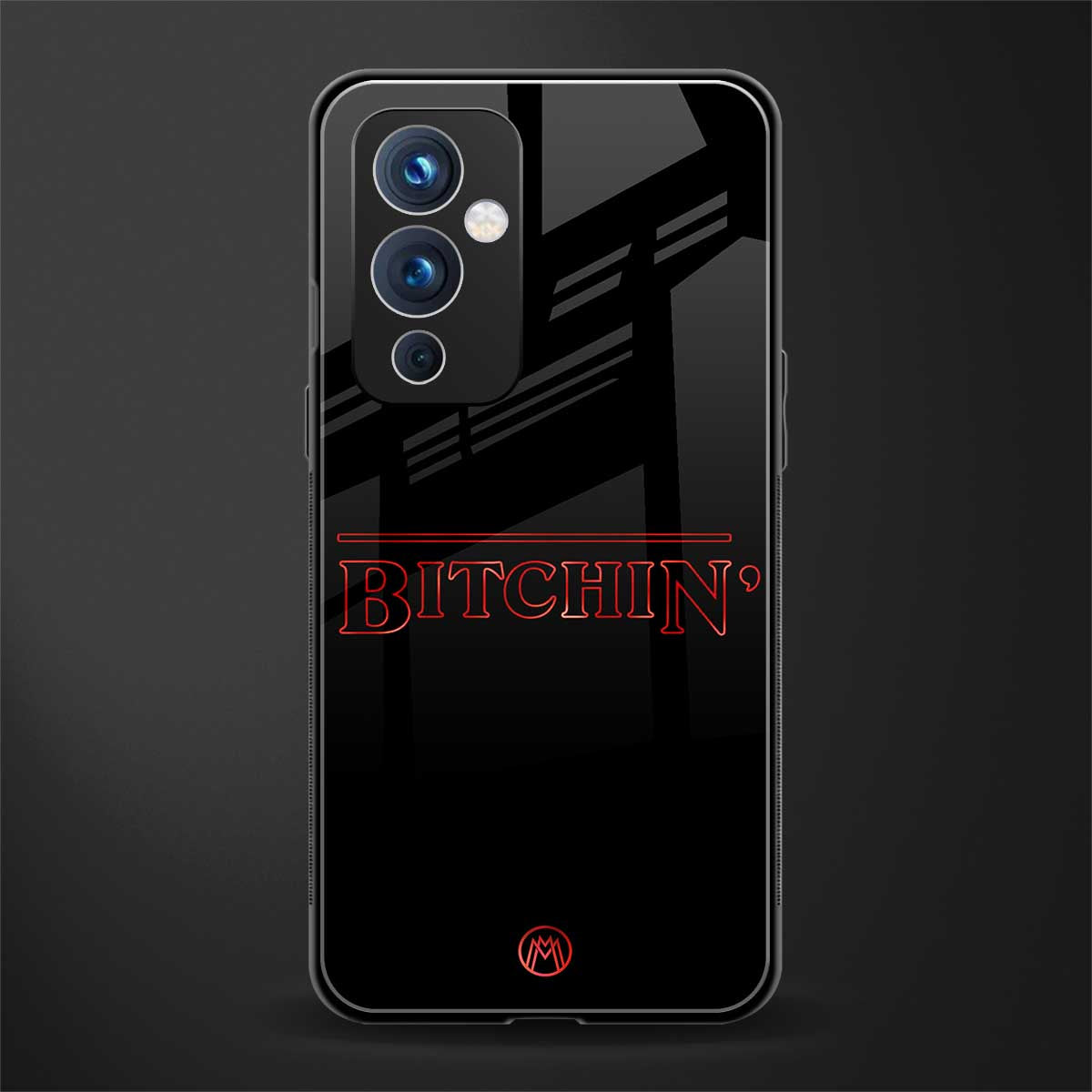 bitchin back phone cover | glass case for oneplus 9