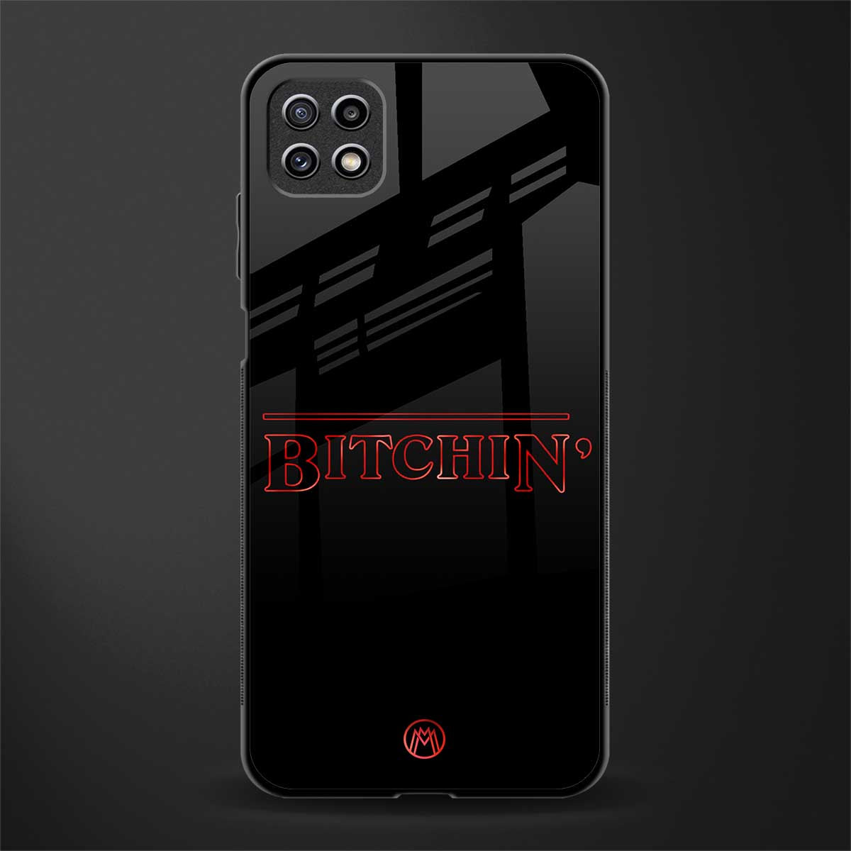 bitchin back phone cover | glass case for samsung galaxy f42